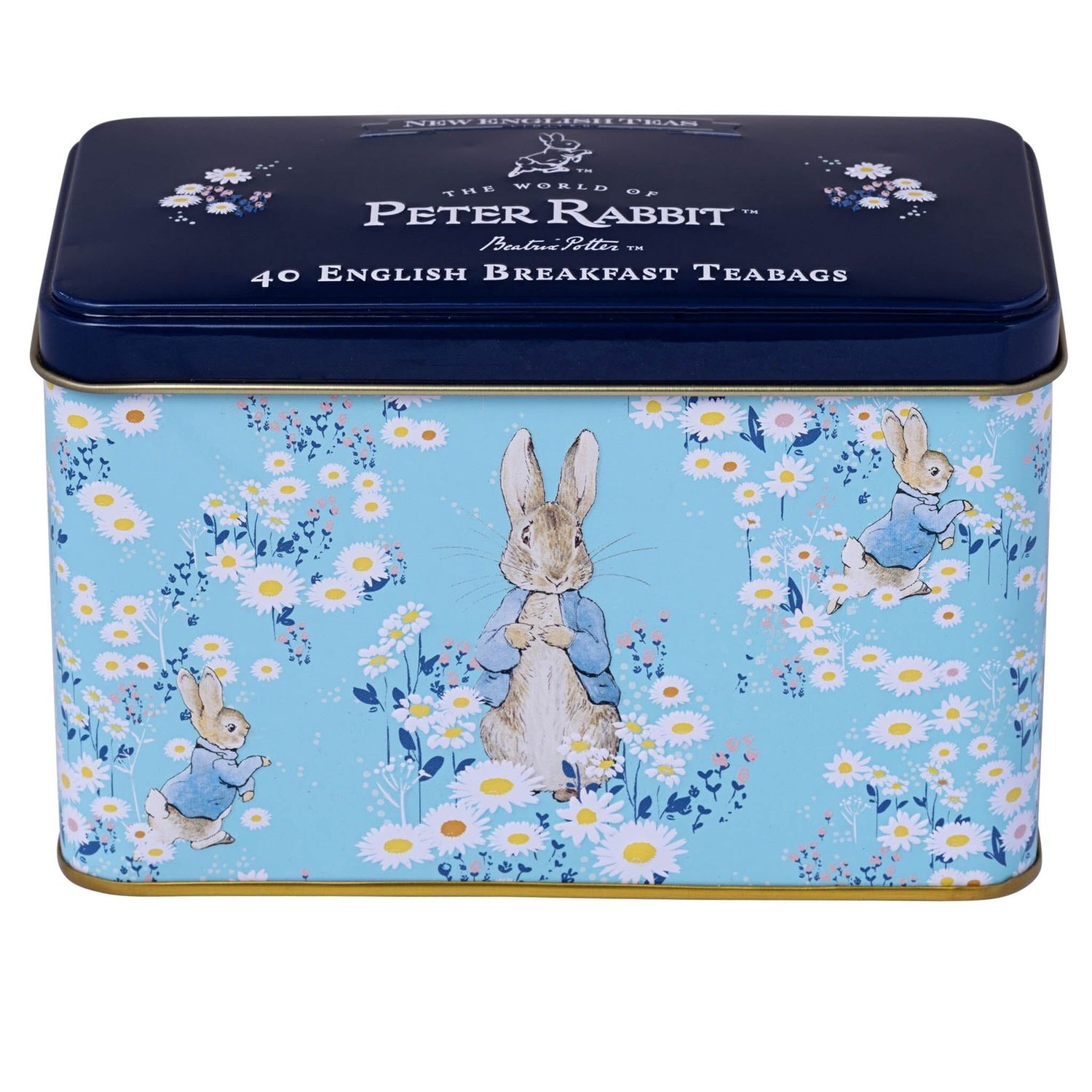 Beatrix Potter Peter Rabbit English Breakfast Tea 40 Tea Bags Tin