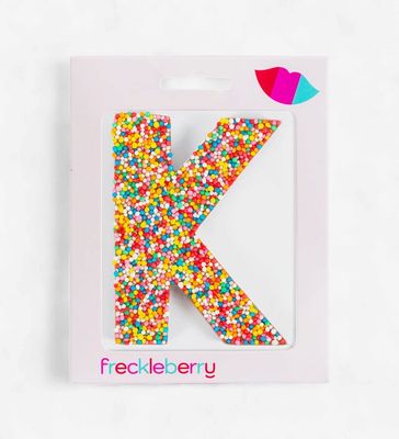 Freckleberry Milk Chocolate Freckle Letter K 40g