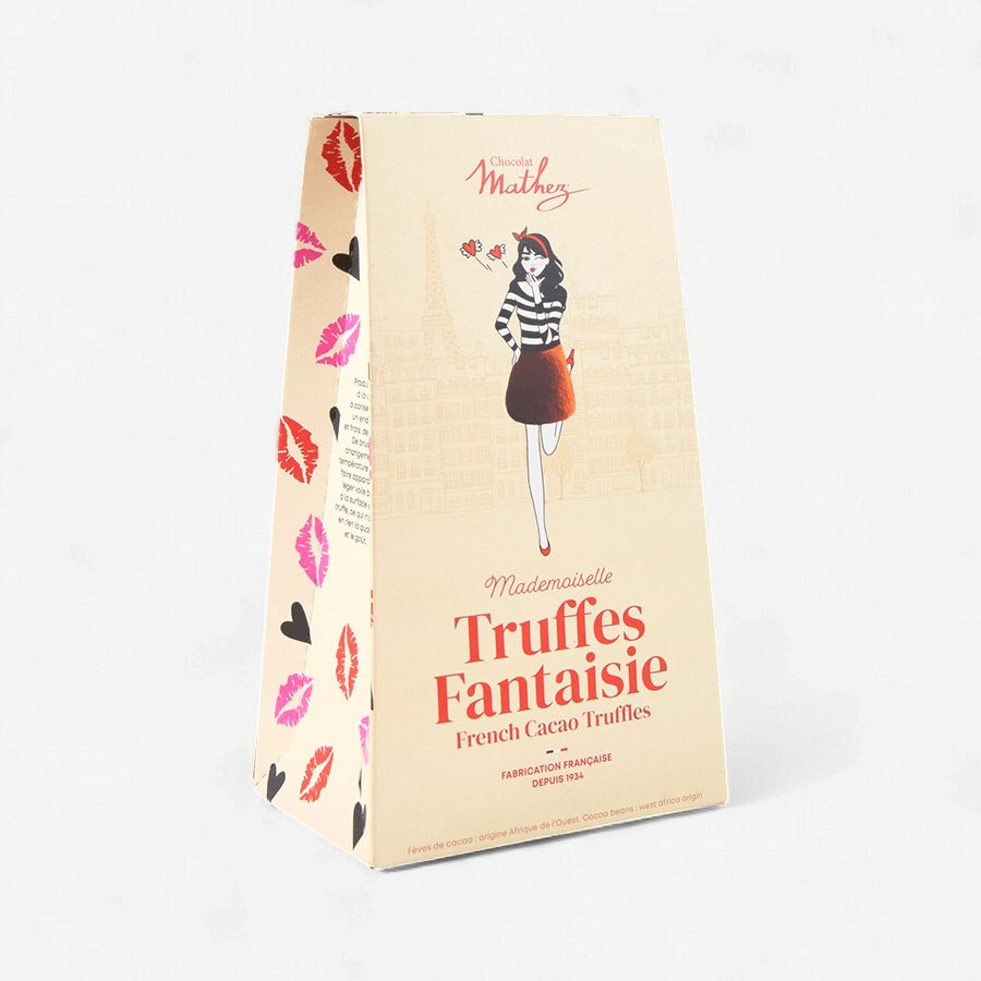 mathez truffles fantaisie plain truffles 100g
