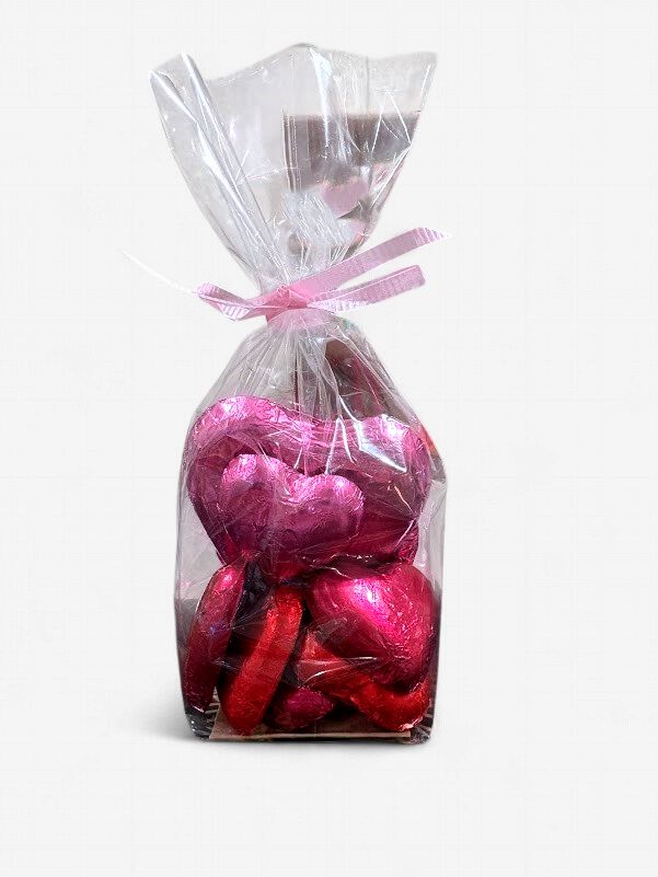 Pink Lady Milk Chocolate Hearts Bag 130g