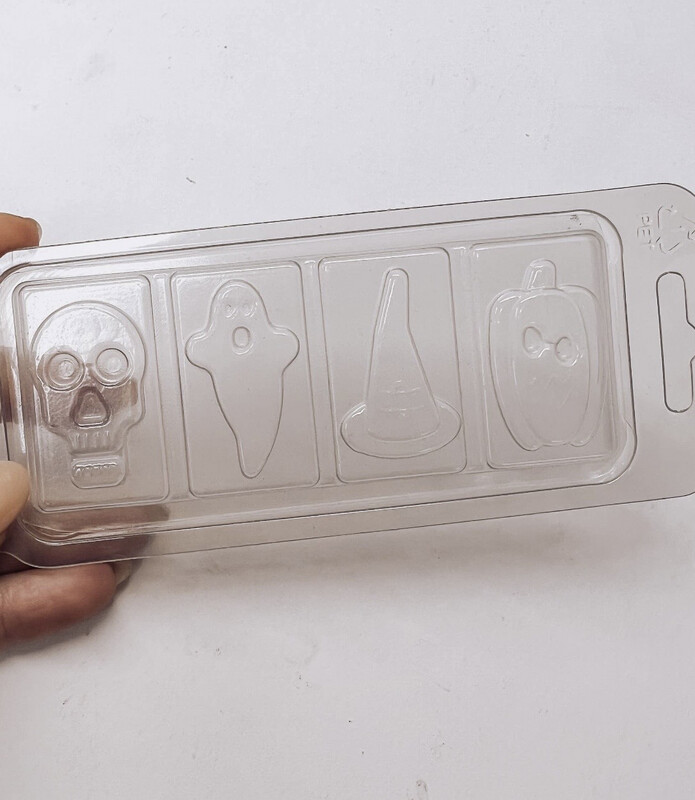 Halloween clamshell snap bar