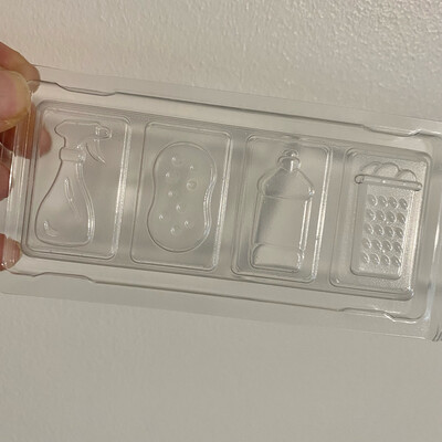 Clamshell buanderie
