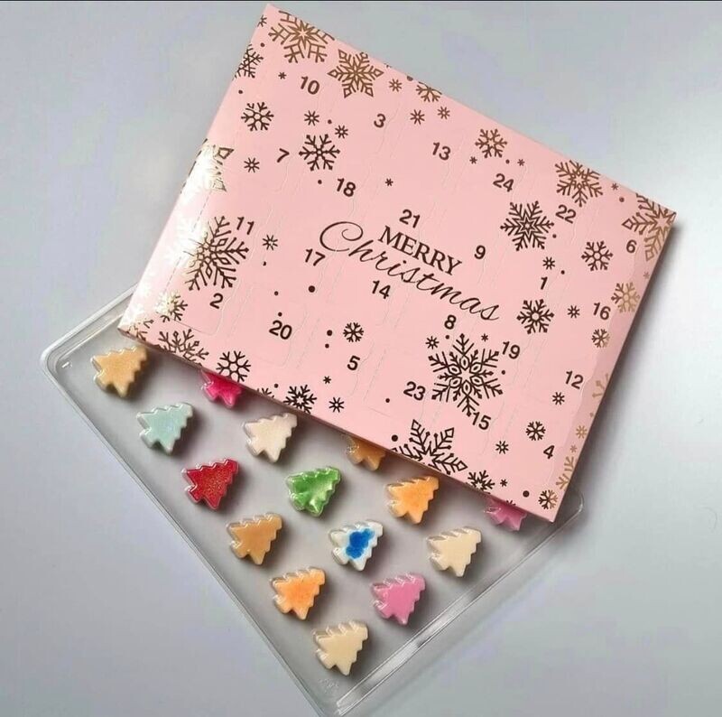 Calendrier de l’avent  Rose et doré