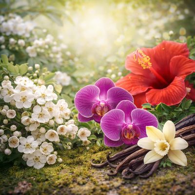 JARDIN SECRET-Fragrance de Grasse pour bougie