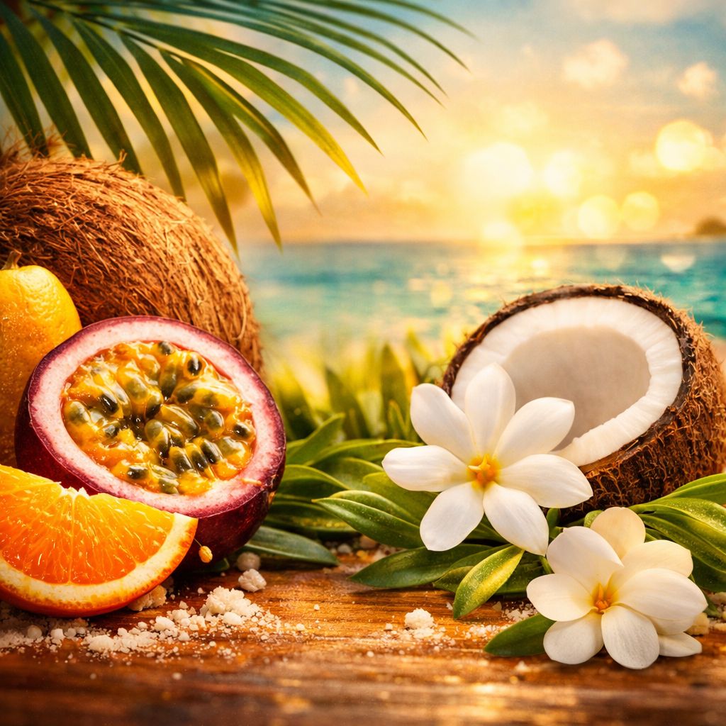 PASSION EXOTIQUE-Fragrance de Grasse pour bougie