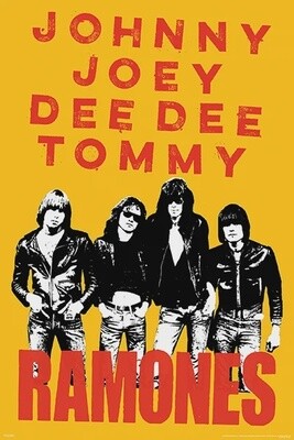 Ramones - Johnny, Joey, Dee Dee, Tommy