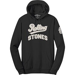 The Rolling Stones Unisex Pullover Hoodie: Team Logo &amp; Tongue