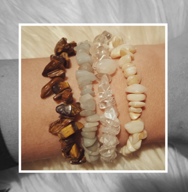 Brazalete elástico piedra
