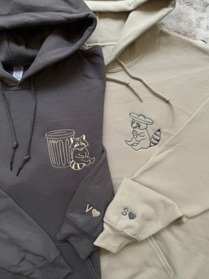 Trash Pandas (Raccoons) Matching Couples/ Besties Set - custom sleeve option