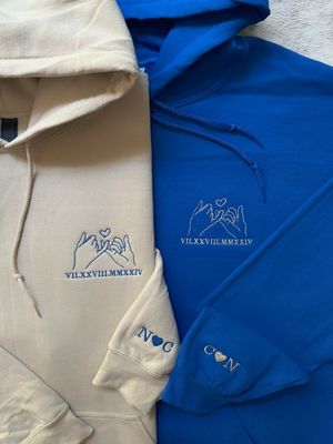 Pinky Promise Matching Set - custom sleeves &amp; roman numerals under design option
