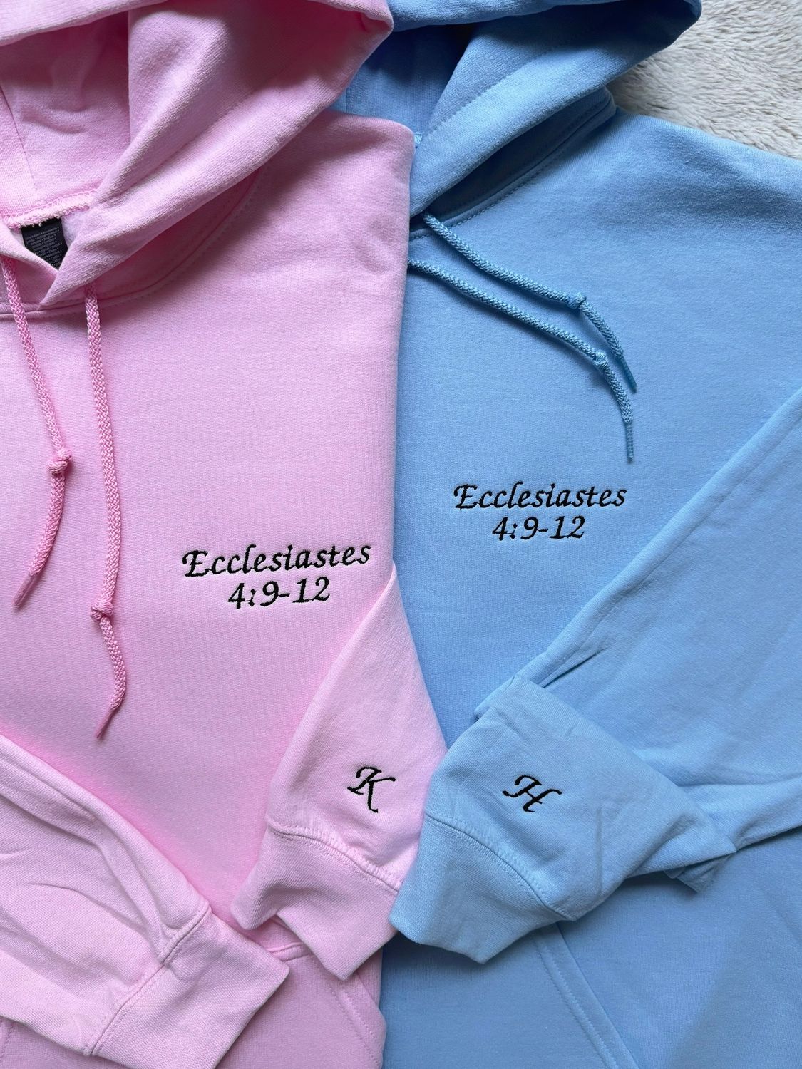 Custom Bible Verse Embroidery Set - custom sleeve option