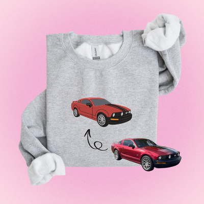 Custom Car Photo Embroidery
