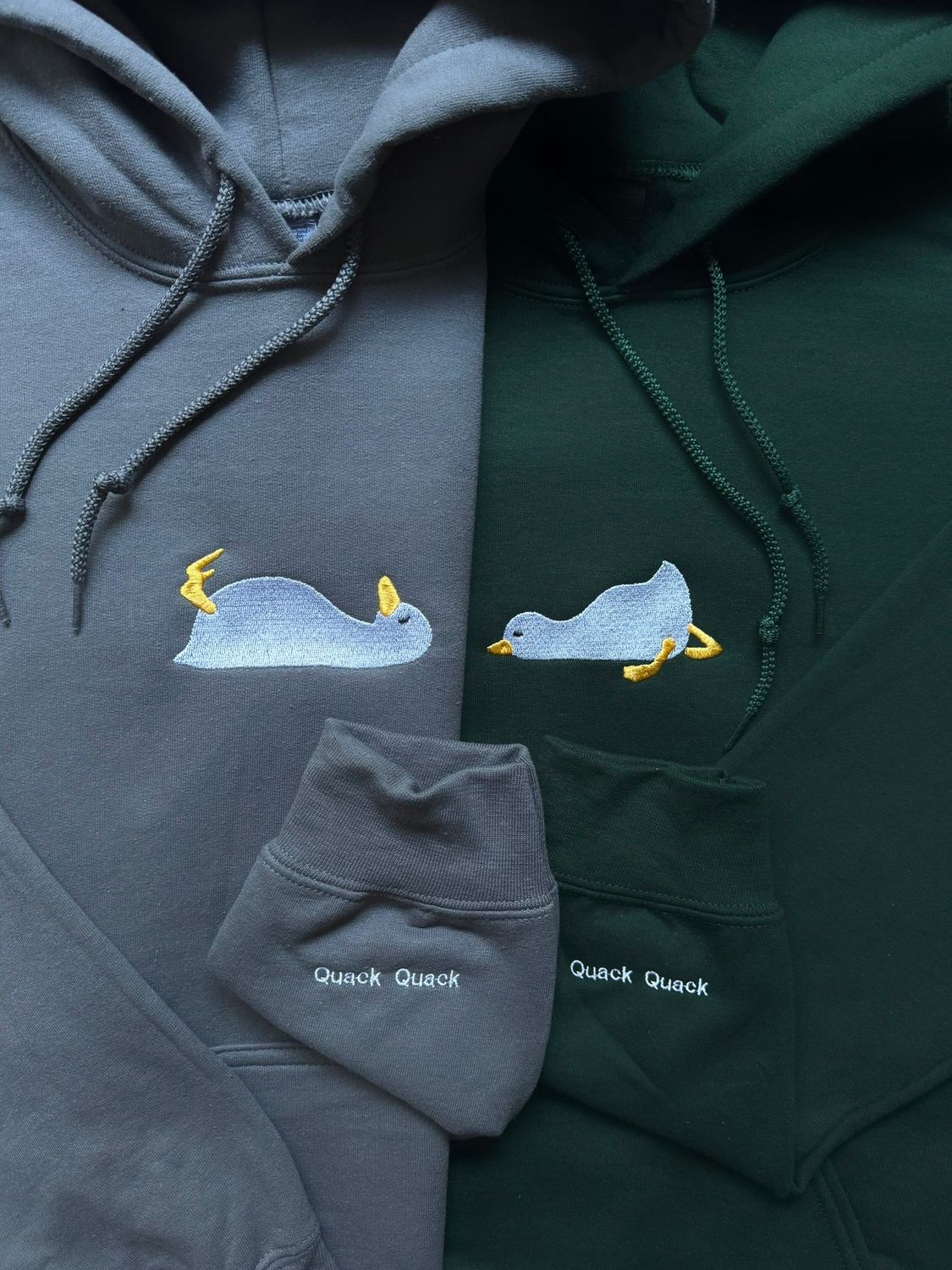 Sleepy Goose Matching Embroidery Set - custom sleeves &amp; roman numerals under design option