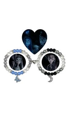 Victor + Emily Halloween Matching Couples Bracelets