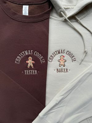 Christmas Cookie Baker ~ Taster Gingerbread Matching Set - custom sleeve option