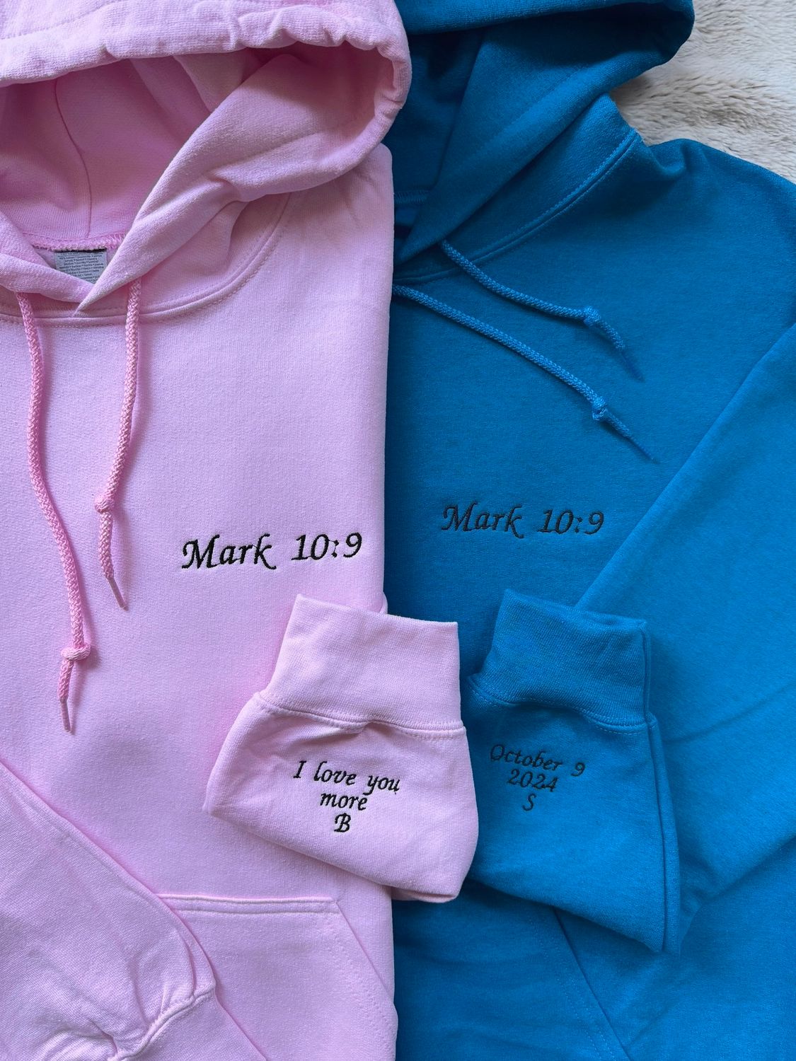 Custom Bible Verse Embroidery Set - custom sleeve option