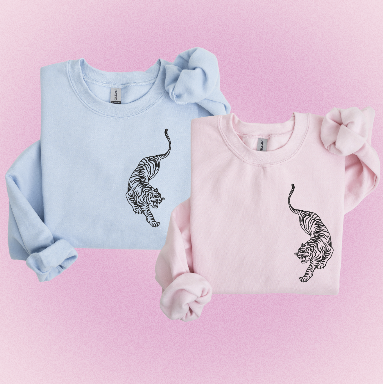 Tiger Custom Matching Couples Set - custom sleeve option