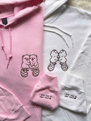 &quot;I Love You So Dam Much&quot; Beaver Matching Couples Set
