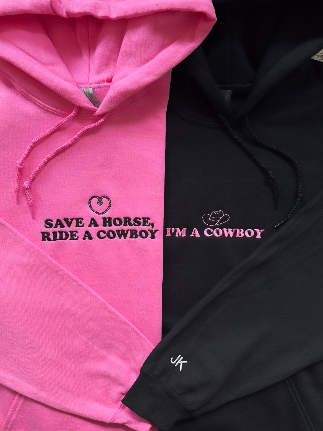 Save a Horse, Ride a Cowboy ~ I&#39;m a Cowboy Matching Embroidery Set