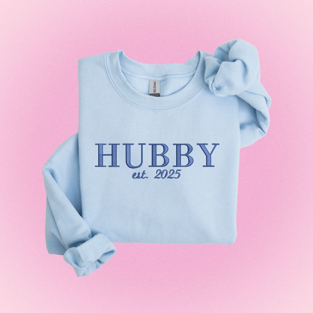 HUBBY Est. Custom Date - custom sleeve option