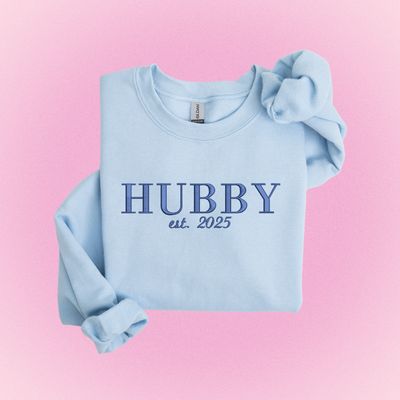 HUBBY Est. Custom Date - custom sleeve option