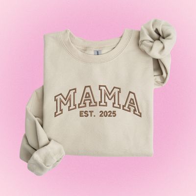 MAMA Custom Embroidery - custom EST. date and sleeve embroidery