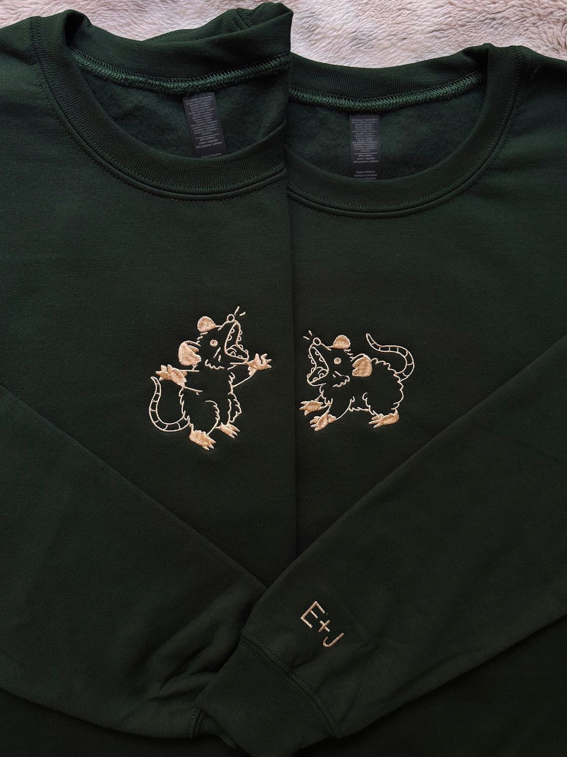 Opossums Screaming Matching Set - custom sleeve option