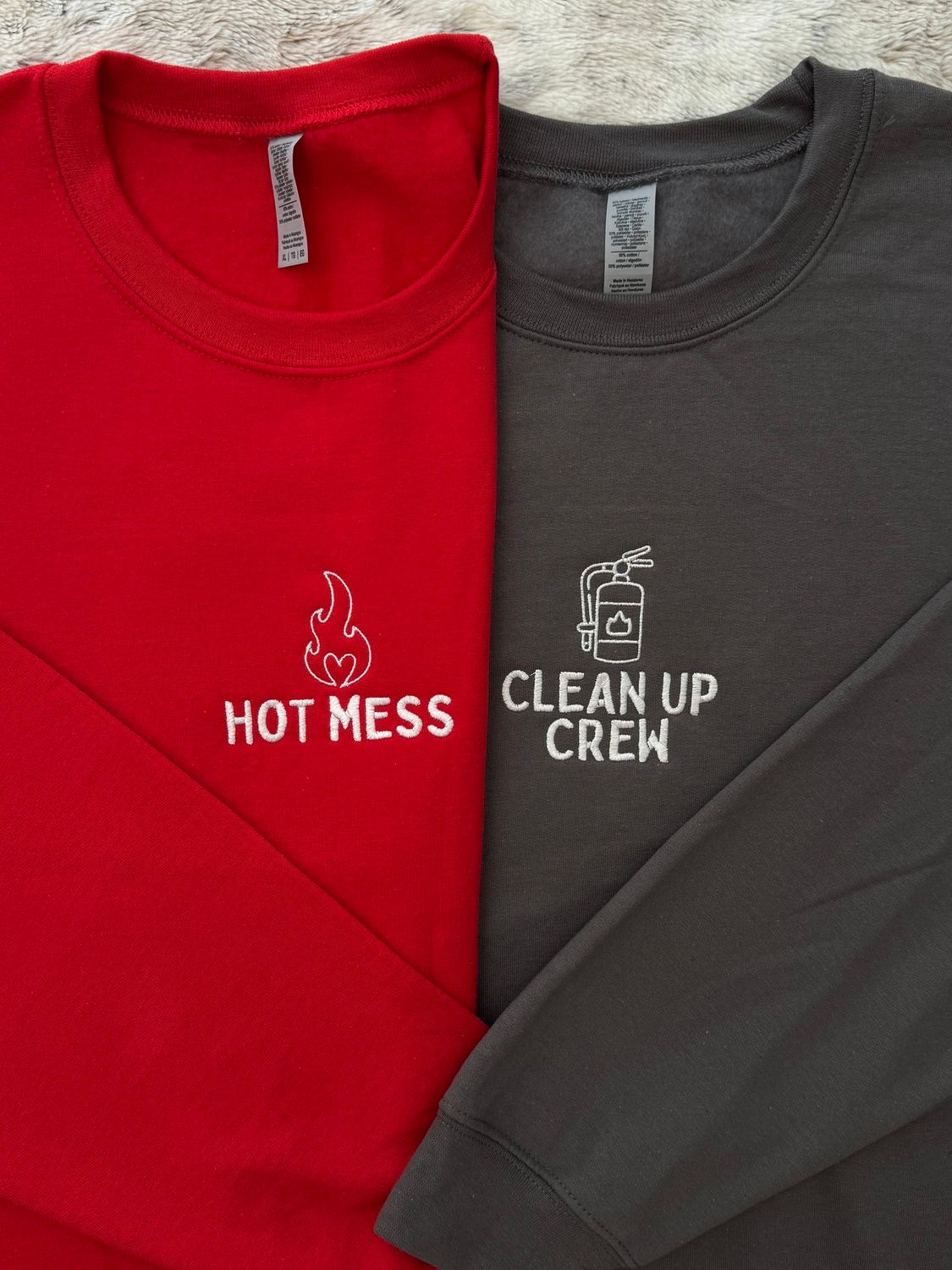 Hot Mess ~ Clean Up Crew Matching Embroidery Set