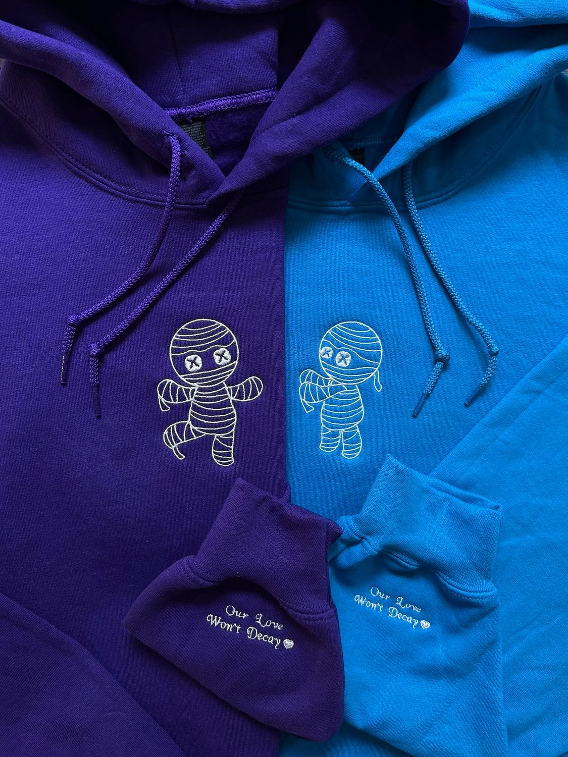 Mummy Love Matching Embroidery Set - custom sleeve option