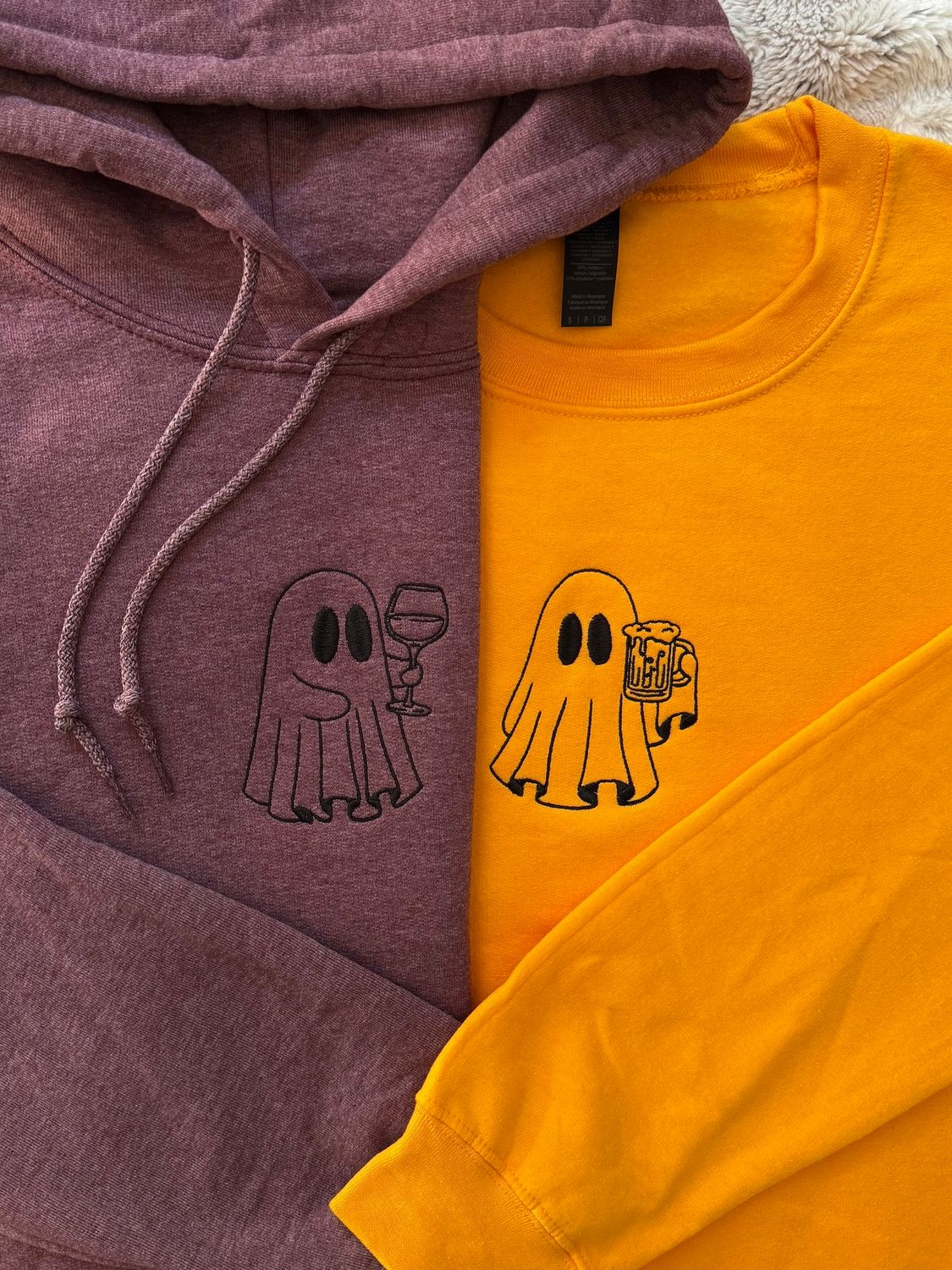 Wine + Beer Ghosts Matching Set - custom sleeve option