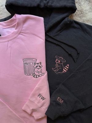 INDIVIDUAL Trash Pandas (Raccoons) Embroidery