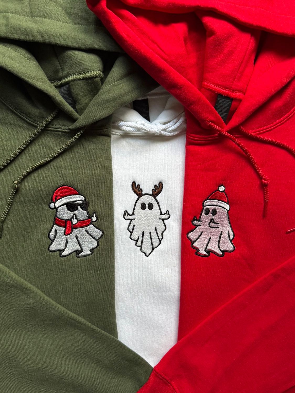 F U! Middle Finger Christmas Ghost - TRIO Matching Set