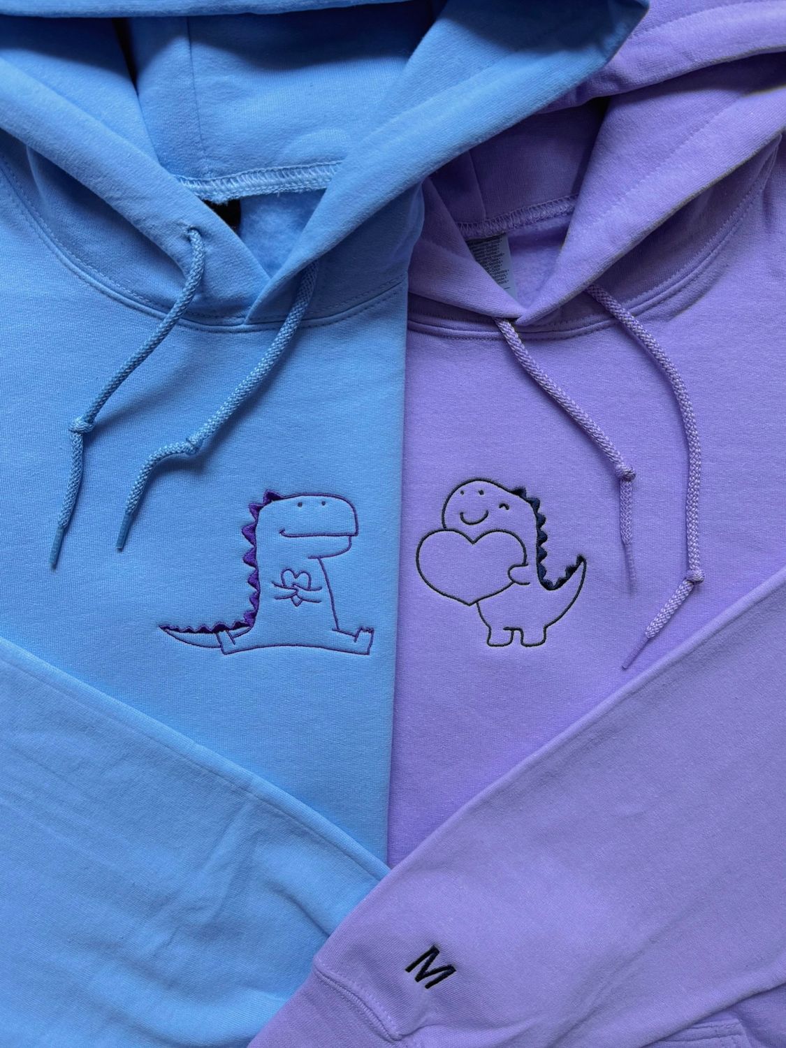 Dino Love Matching Embroidery Set