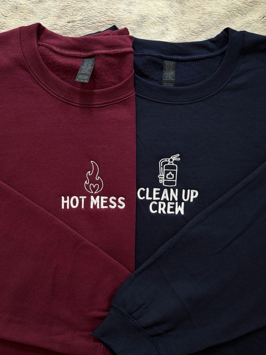 Hot Mess ~ Clean Up Crew Matching Embroidery Set
