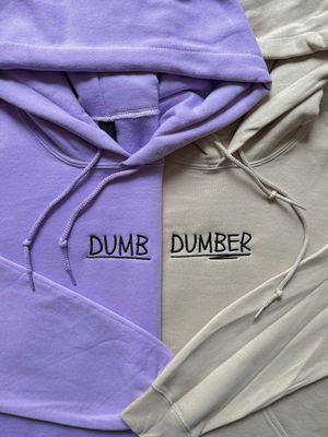 Dumb + Dumber Matching Embroidery Set