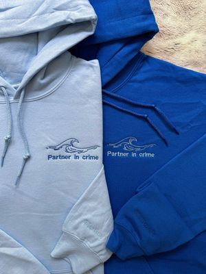 Wave Matching Embroidery Set - custom sleeves &amp; roman numerals under design option