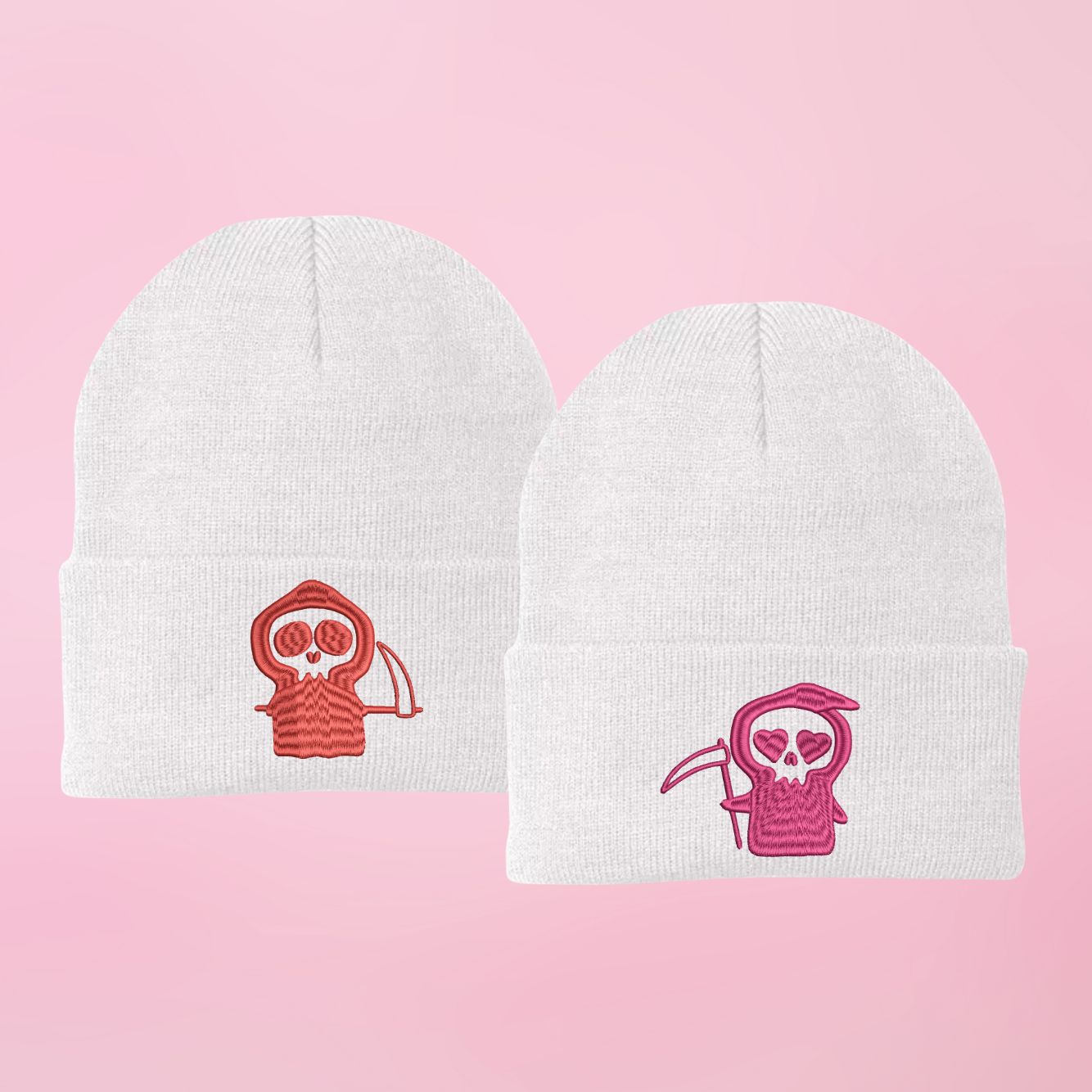 INDIVIDUAL Grim Reaper Beanie Embroidery