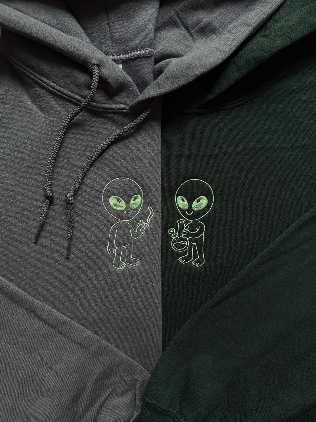 Stoner Aliens Matching Embroidery Set