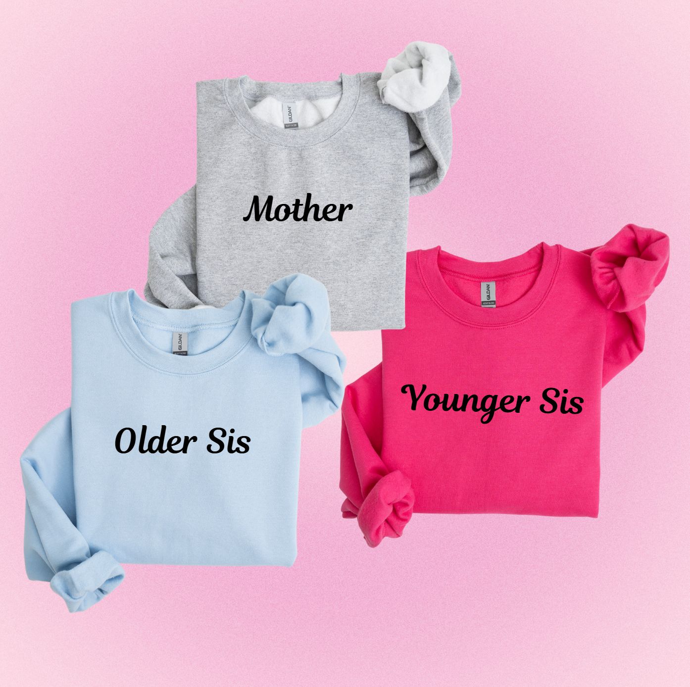 Mother - Older Sis - Younger Sister ~ TRIO Matching Set