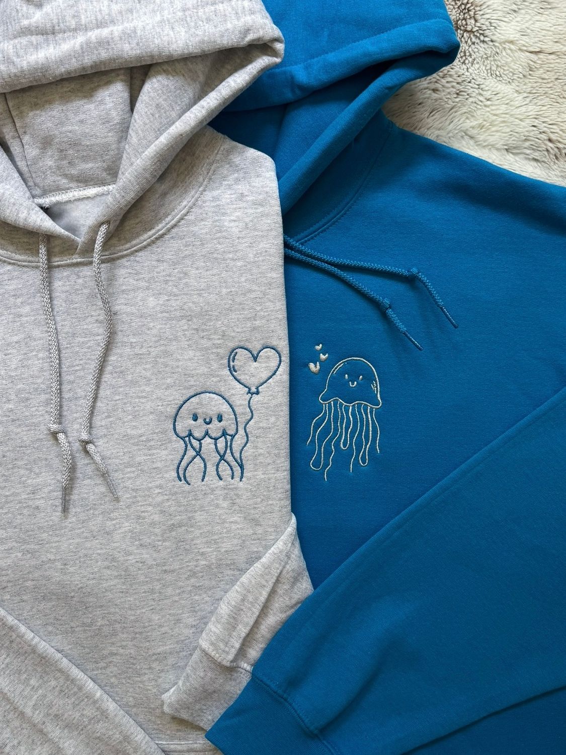 Jellyfish Love Matching Embroidery Set