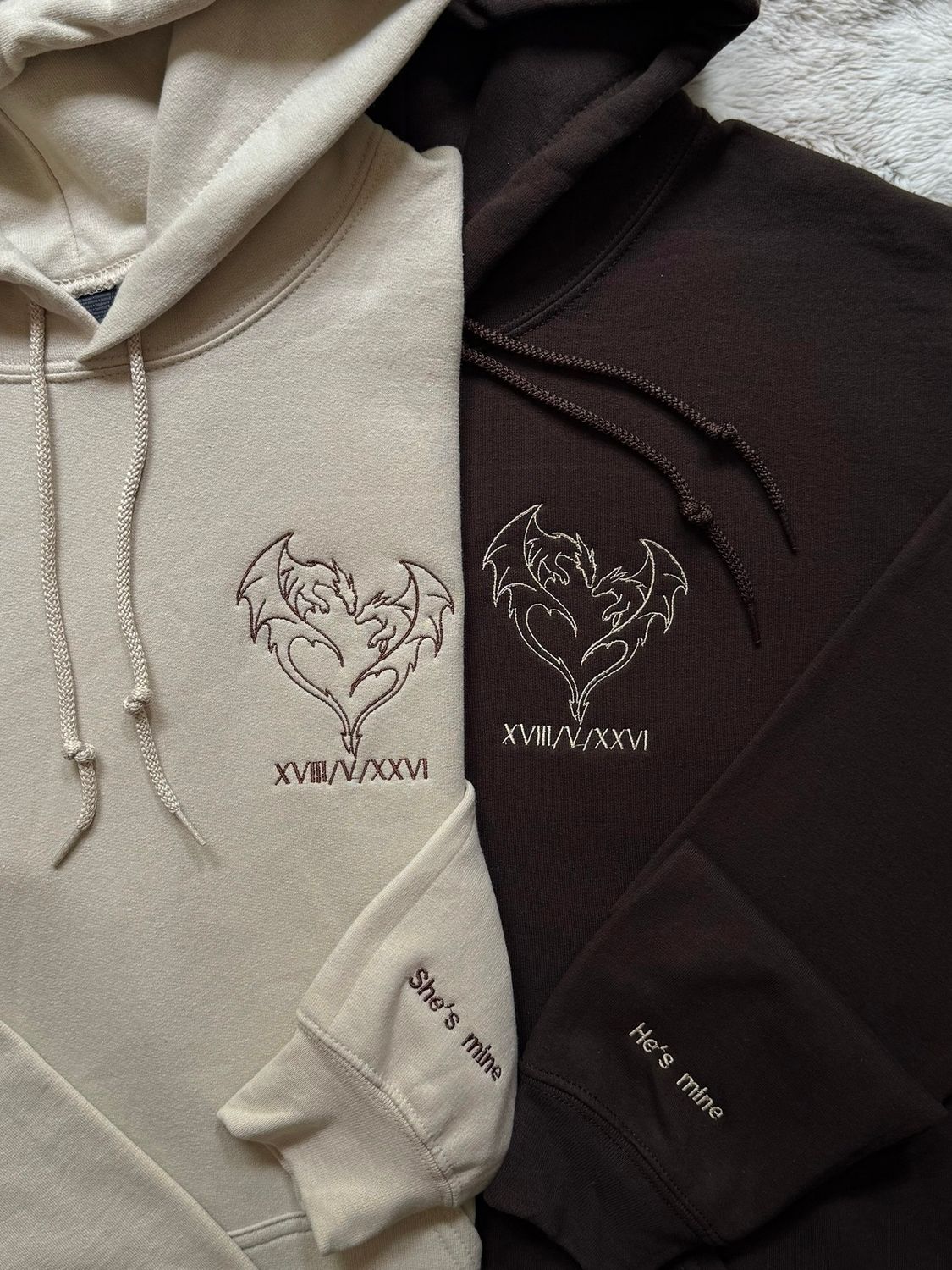 Dragon Love 2.0 Matching Set - custom sleeves &amp; roman numerals under design option