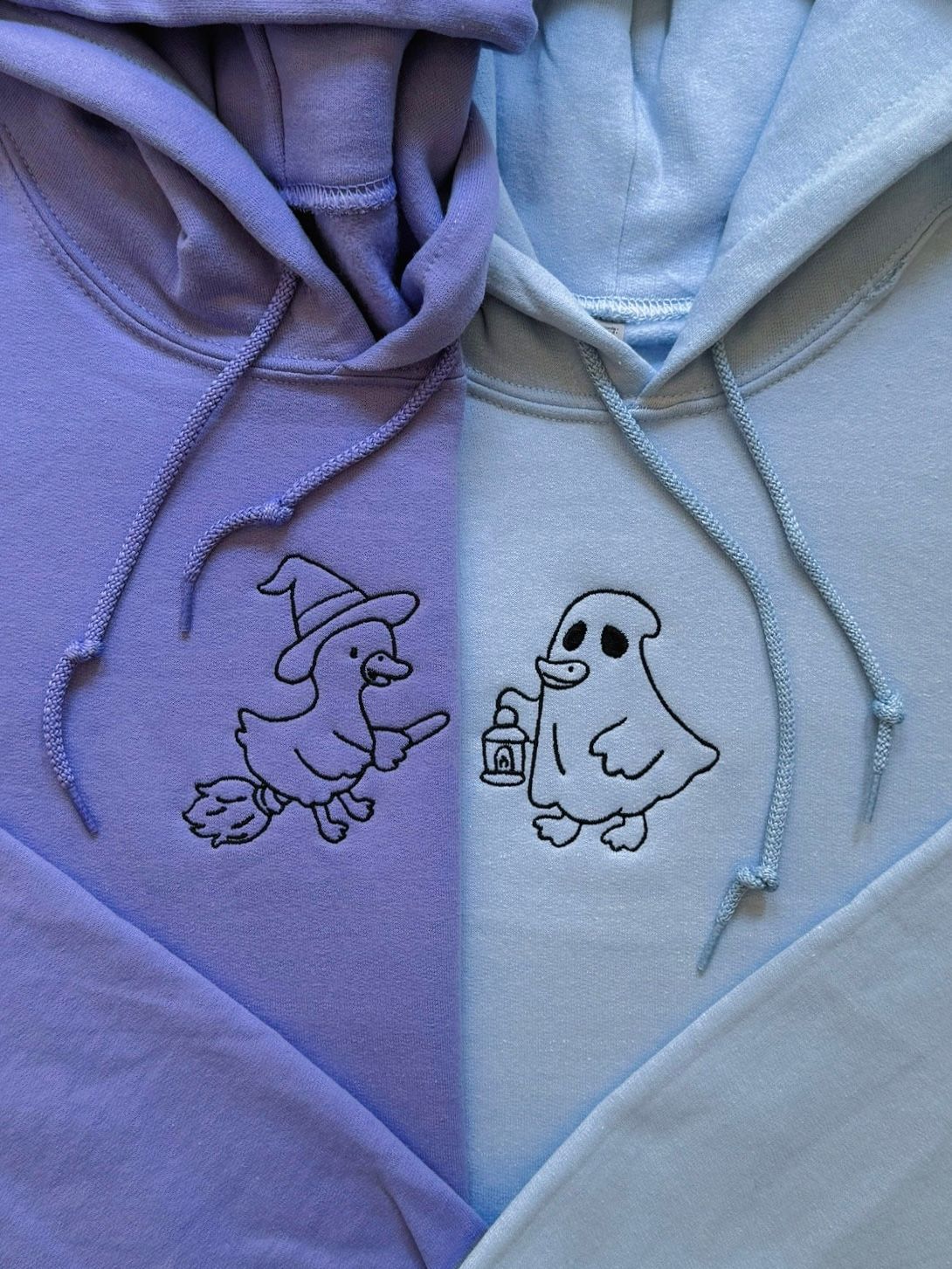Witch + Ghost Goose Matching Set for Halloween