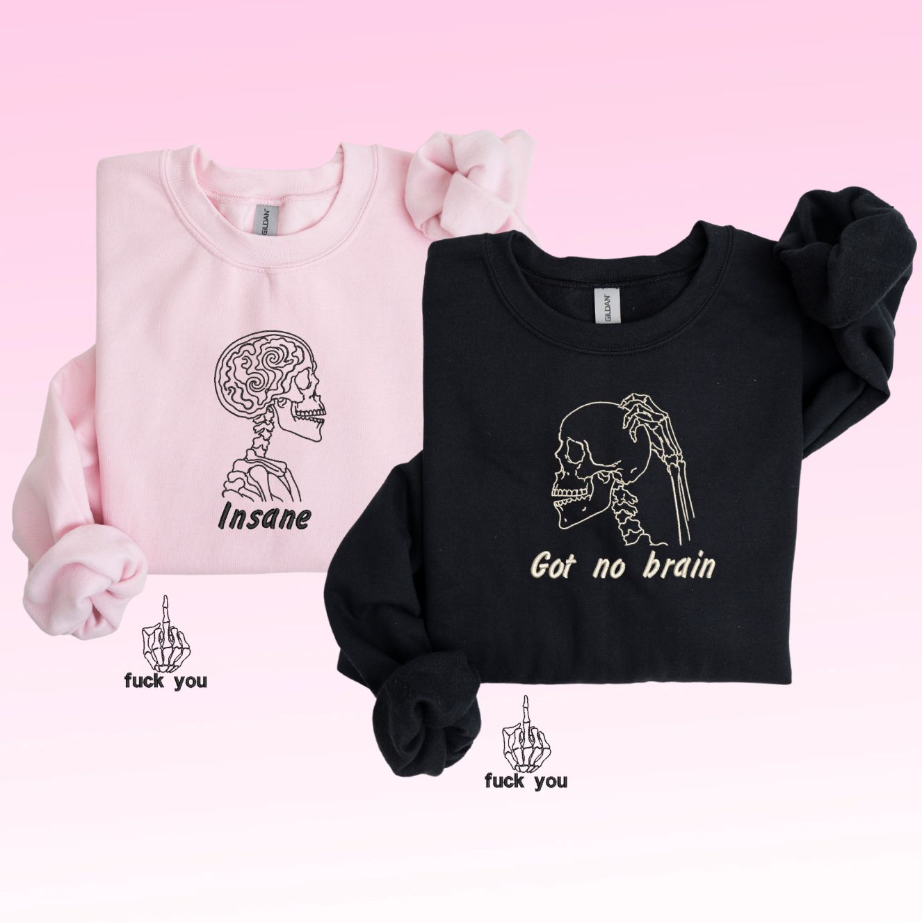 Insane - Got No Brain Matching Couples Set