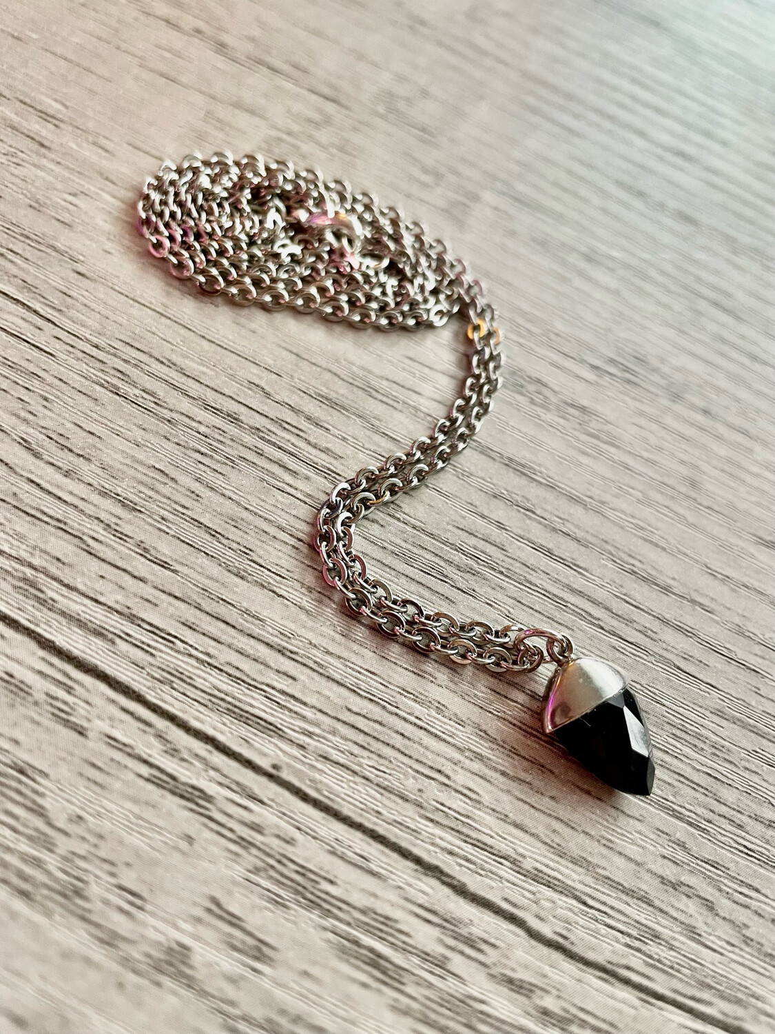 Black Onyx Pendant Necklace