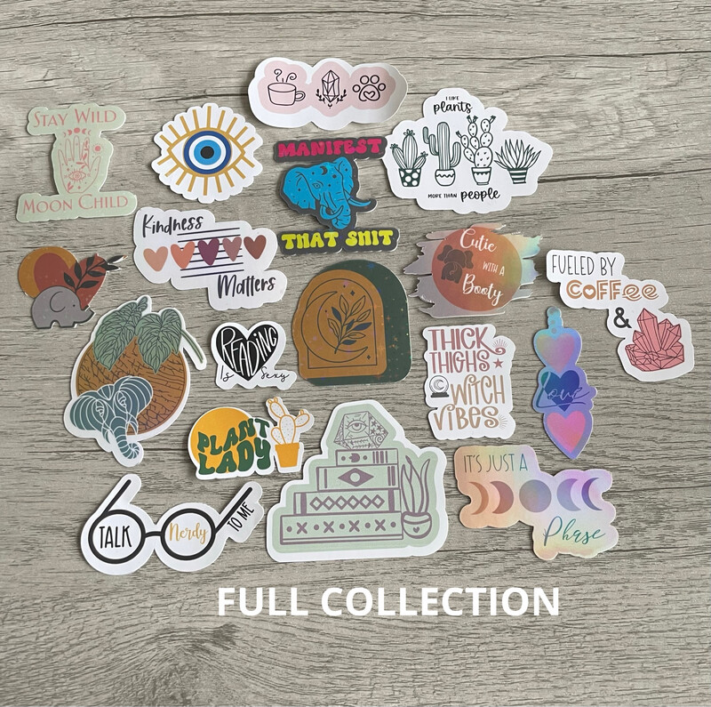 Choose You Own Sticker Pack - 5 Stickers