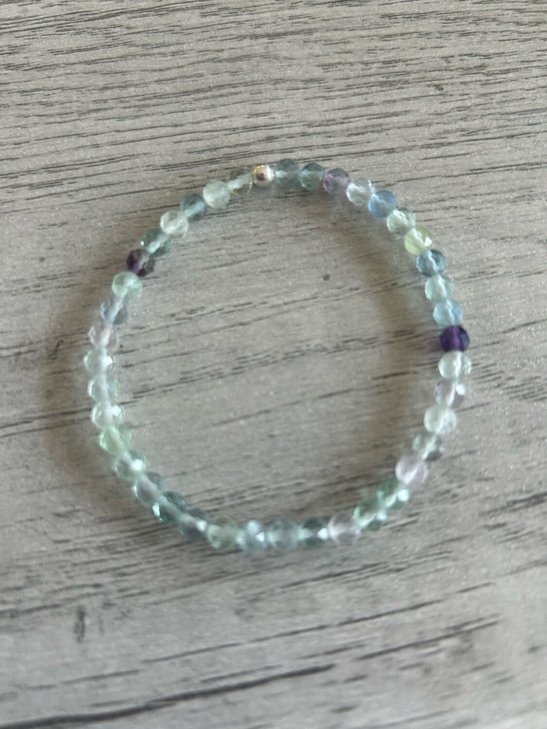 Faceted Fluorite Bracelet