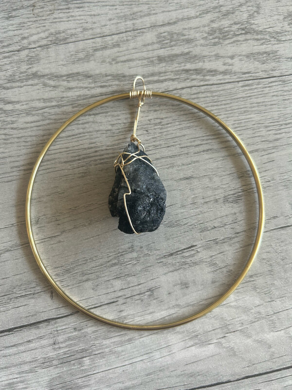 Black Kyanite Wall Hanging