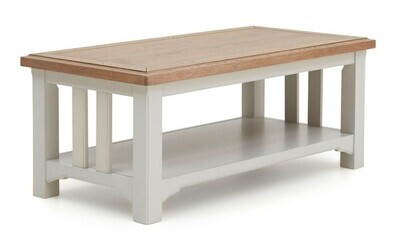 Eden Oak Coffee Table - Light Grey | Oak Eden Oak Coffee Table - Light Grey | Oak