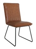 Richmond Dining Chair - Dark Grey | Tan