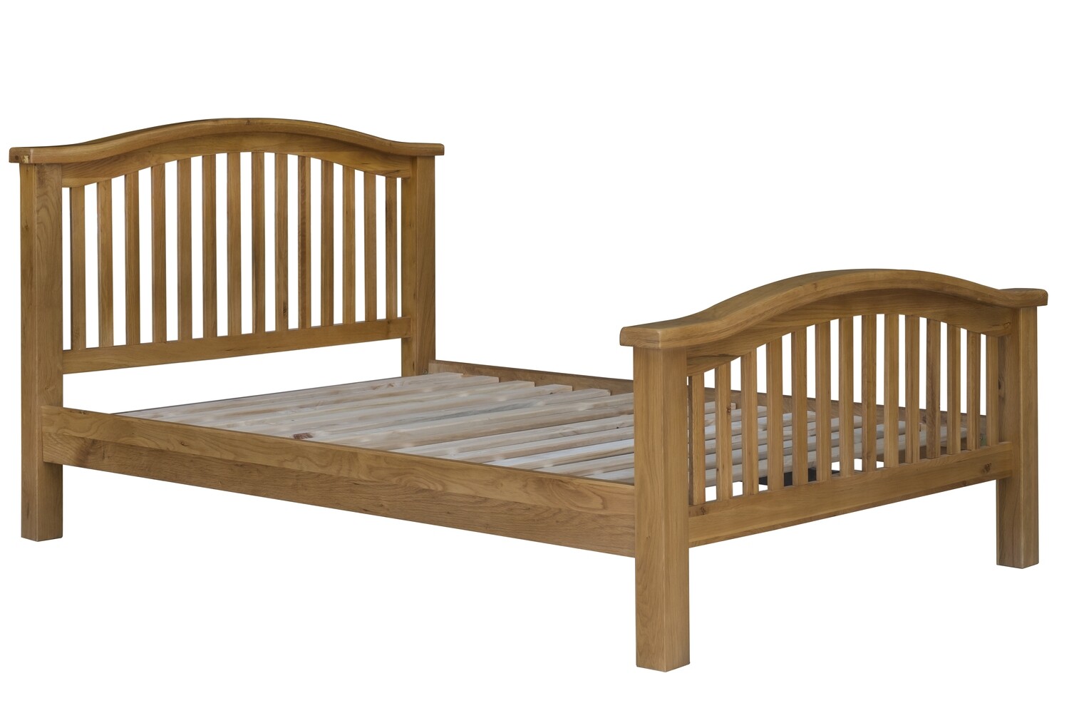 Saoirse Oak Curved Bed Frame - 4ft6 | 5ft